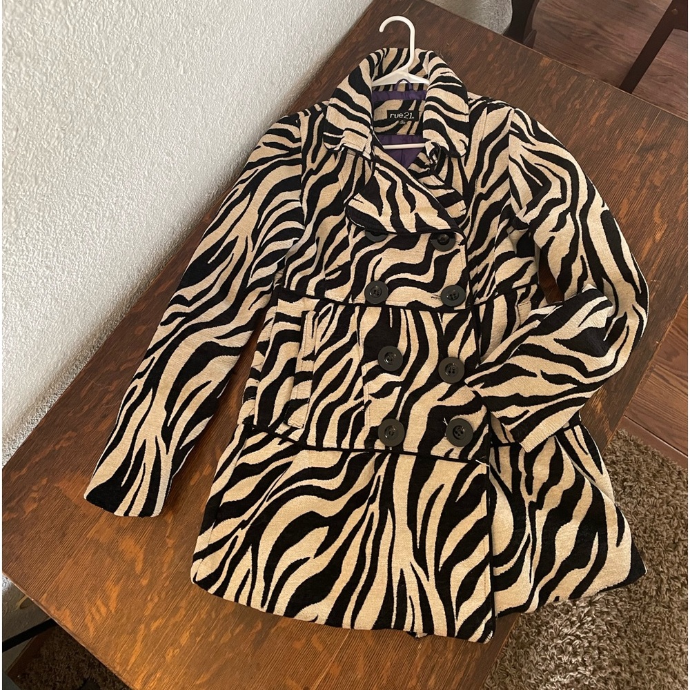 Zebra coat